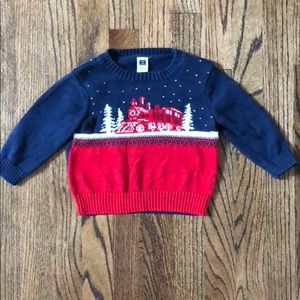 Janie and Jack Train Sweater